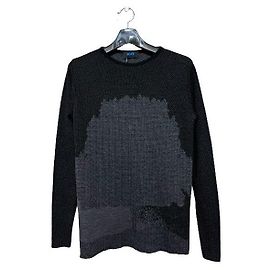 Kiton Black Cloth Sweater Black