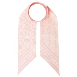 Tory Burch Foulard in seta monogramma floreale Multicolore