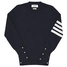 Thom Browne Gestreifter Strick für Damen Schwarz