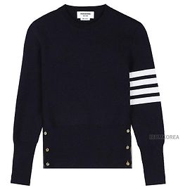 Thom Browne Stitch Strickpullover schwarz Damen Schwarz
