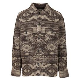 Isabel Marant Wool Jacket with Motif Brown