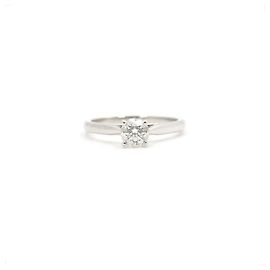 Cartier Platin Solitär Diamant Ehering Größe Silber