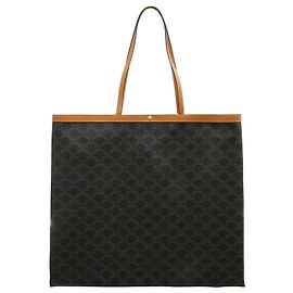 Céline Bolso tote de lona para mujer Negro