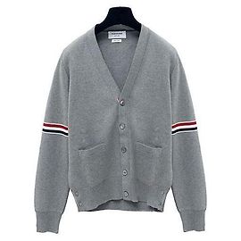 Thom Browne Strickcardigan aus Baumwolle für Herren Braun