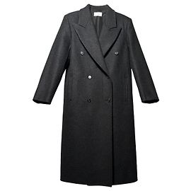 The row Casaco de Lã Virgem e Cashmere HARIET Dark Charcoal Marrom