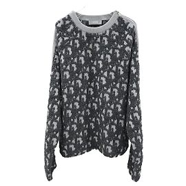 Dior Oblique Jacquard Strickpullover Mehrfarben