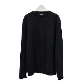 Fendi Jersey Seleria de algodón FF negro Negro