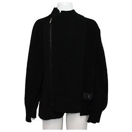 Dior Strickjacke mit Reißverschluss für Herren Schwarz Schwarz