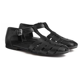Hermès Indigo Sandals Black