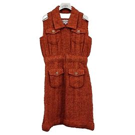 Chanel Red Cloth Jumpsuit Red