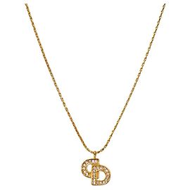 Dior Collier Cubic CD Gold Doré