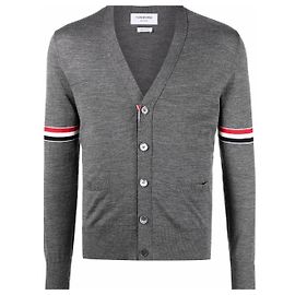 Thom Browne Armband Wollcardigan Braun