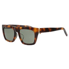 Saint Laurent Óculos de Sol Cassandra Monogram Square Flat Top Multicor