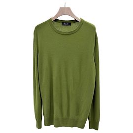 Pull en maille vert Loro Piana Vert