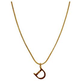 Dior Collier en or Doré