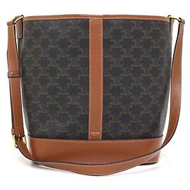 Céline Borsa a Secchiello Triomphe Medium Borsa a Tracolla e a Spalla Nero