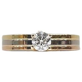 Cartier Diamond Bandon Louis Solitär-Ehering Silber