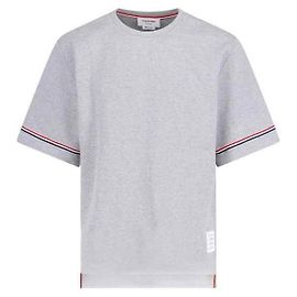 Thom Browne Baumwolle Rugby T-Shirt mit kurzen Ärmeln Braun