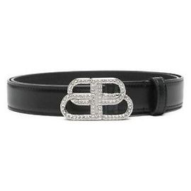 Balenciaga Schmaler Gürtel Schwarz