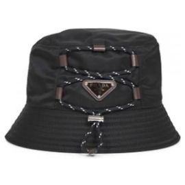 Prada Speedlock Re-Nylon Bucket Hat Schwarz