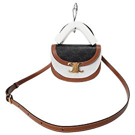 Céline Mini Borsa a Tracolla in Tela con Manico Multicolore