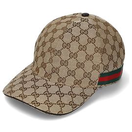 Gucci Boné de beisebol Web Original GG Canvas KQWBG Multicor