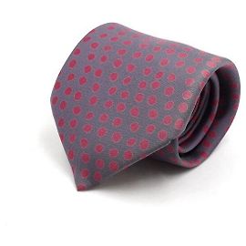 Corbata Hermès de seda con lunares Multicolor