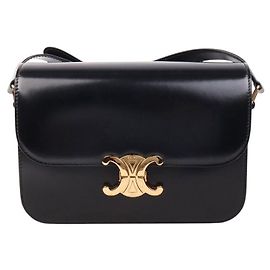 Céline Borsa a tracolla Medium Triomphe Nero