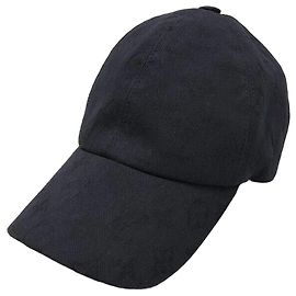 Louis Vuitton Black Monogram Denim Essential Baseball Cap Black