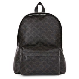 Céline Mochila Medium Triomphe Canvas Preto