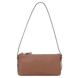 Miu Miu Satin Mini Pouch Red
