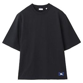Burberry Baumwoll-T-Shirt Schwarz