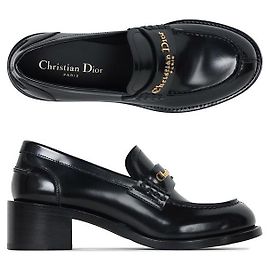 Dior Brushed Calf Leather Pumps Black Black