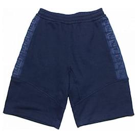 Fendi Jersey Bermuda Pants Blue
