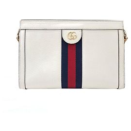 Gucci Borsa a tracolla Ophidia GG Supreme Bianco