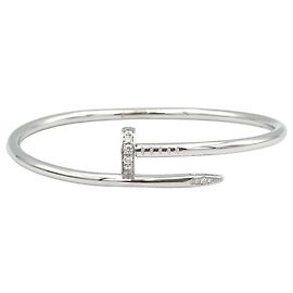 Cartier Pulsera Diamond Juste un Clou Blanco