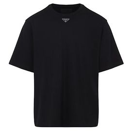 Prada Cotton T-Shirt Black