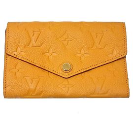 Louis Vuitton Anfront Curious Mid Wallet Yellow