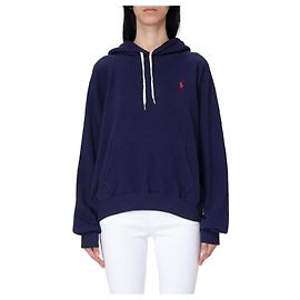 Ralph Lauren Sweat à capuche léger en polaire bleu marine Bleu