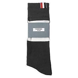 Thom Browne Stripe Mid Calf Socks Black