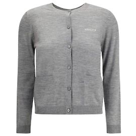 Gucci Cardigã de cashmere e seda XKEWD Marrom