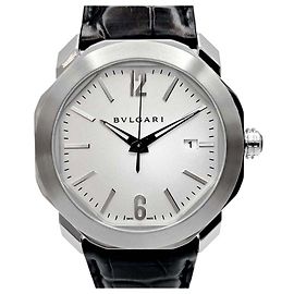 Bulgari Relógio Octo Steel Prata