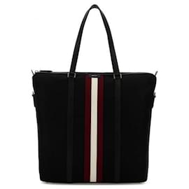 Bally Bolso Tote de Nylon Code Negro