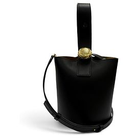Borsa a secchiello Mini Pebble Loewe Nero