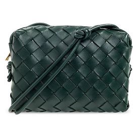 Bottega Veneta Sac Camera Mini Loop Intrecciato Noir