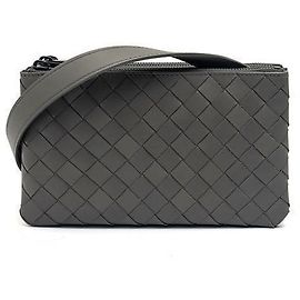 Bottega Veneta Mini Borsa a Tracolla Intrecciato Marrone
