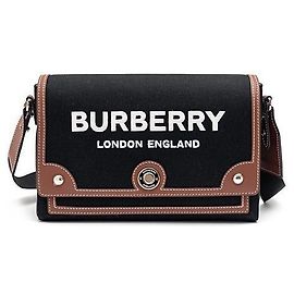 Burberry Bolsa para notebook em lona e couro Multicor