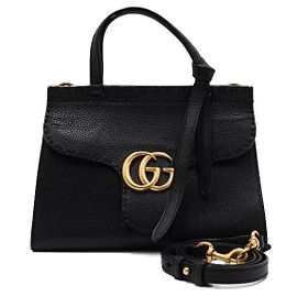 Gucci Mini mala tote de mão e de ombro Preto