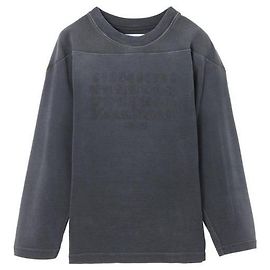 Maison Martin Margiela Sweatshirt mit besticktem Logo Schwarz