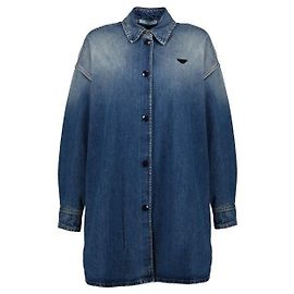 Prada Denim-Hemd Blau